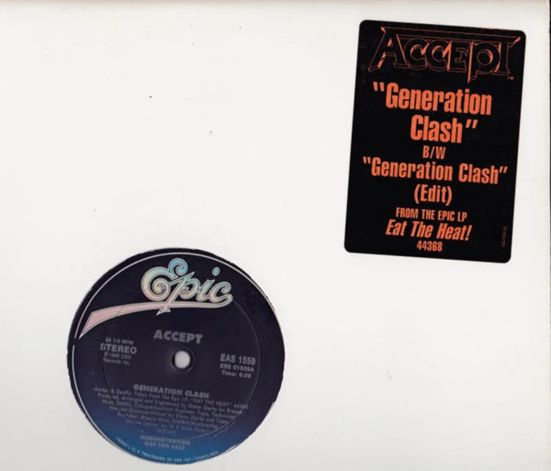 12" Single: Accept - Generation Clash