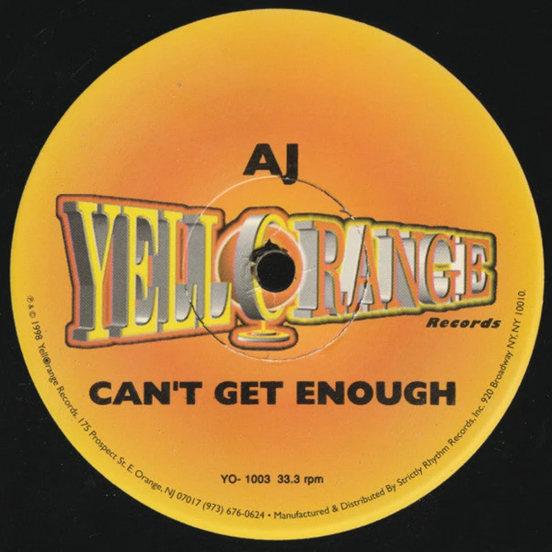 12" Single: AJ - Can't Get Enough