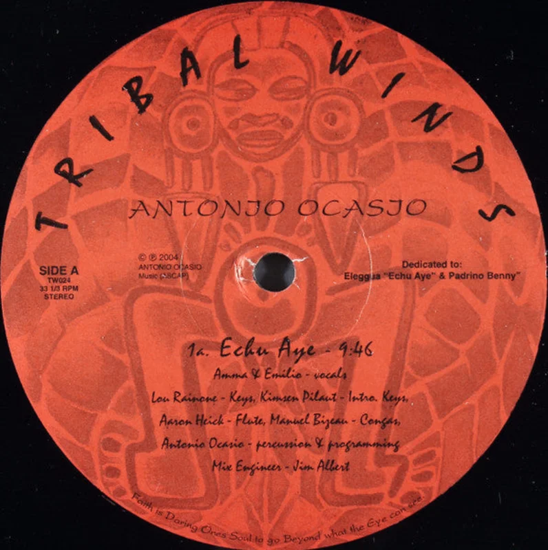 12" Single: Antonio Ocasio - Echu Aye