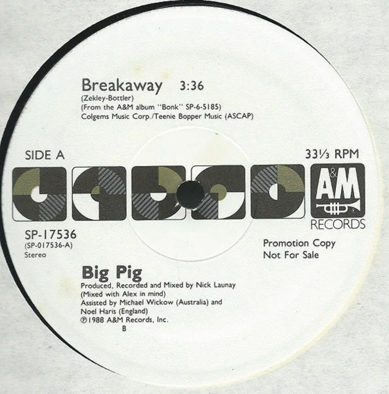 12" Single: Big Pig - Breakaway