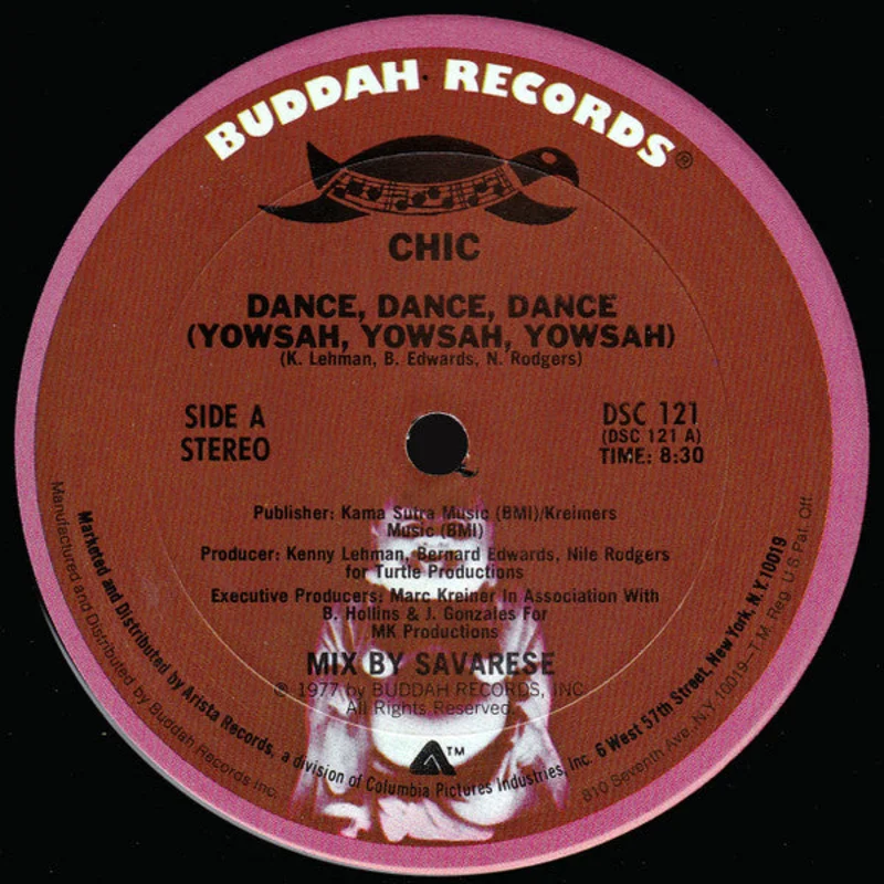 12" Single: Chic - Dance, Dance, Dance (Yowsah, Yowsah, Yowsah)