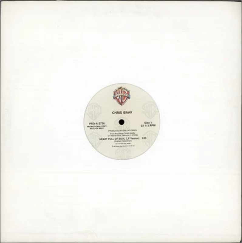 12" Single: Chris Isaak - Heart Full Of Soul