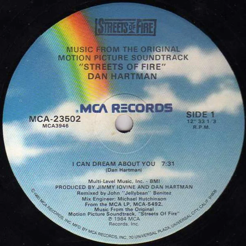 12" Single: Dan Hartman - I Can Dream About You