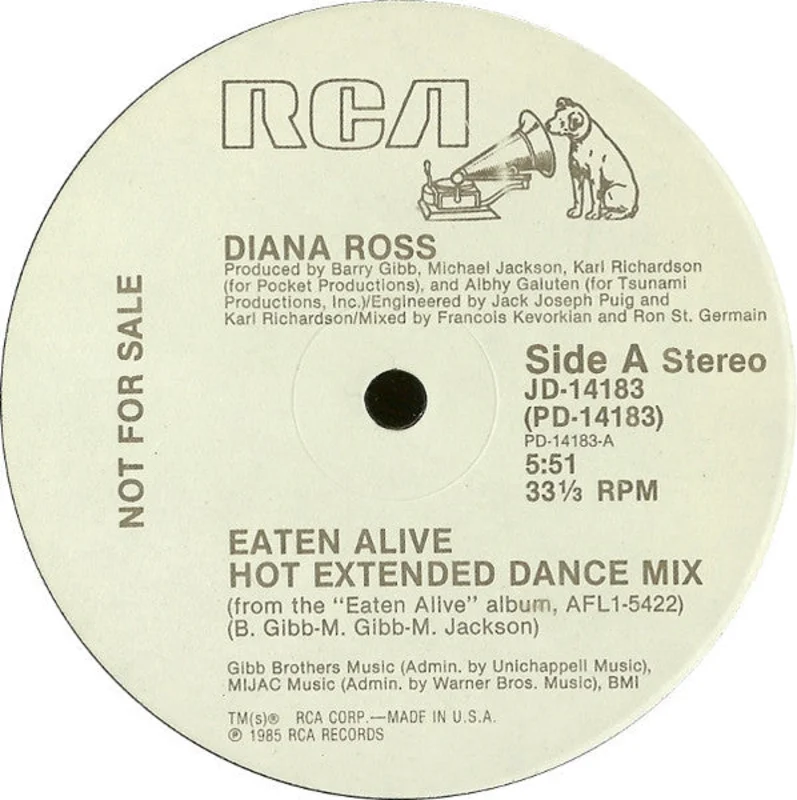 12" Single: Diana Ross - Eaten Alive