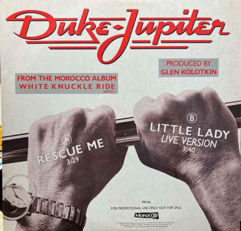 12" Single: Duke Jupiter - Rescue Me / Little Lady (Live Version)