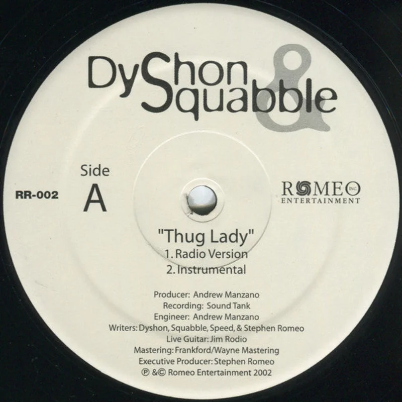 12" Single: Dyshon - Thug Lady