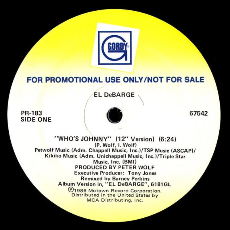 12" Single: El DeBarge - Who's Johnny