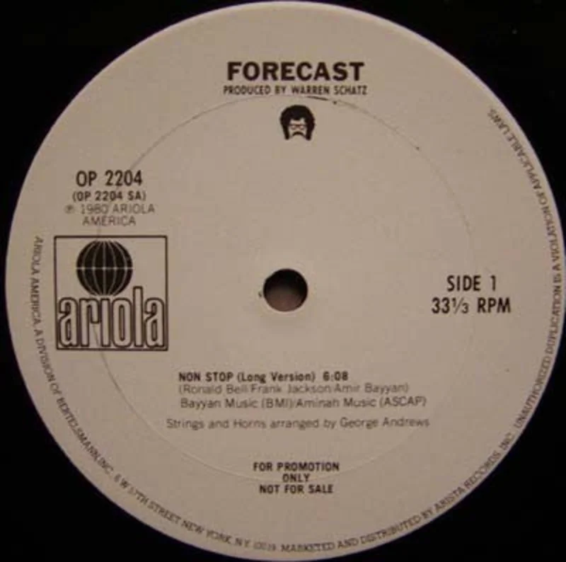 12" Single: Forecast - Non Stop