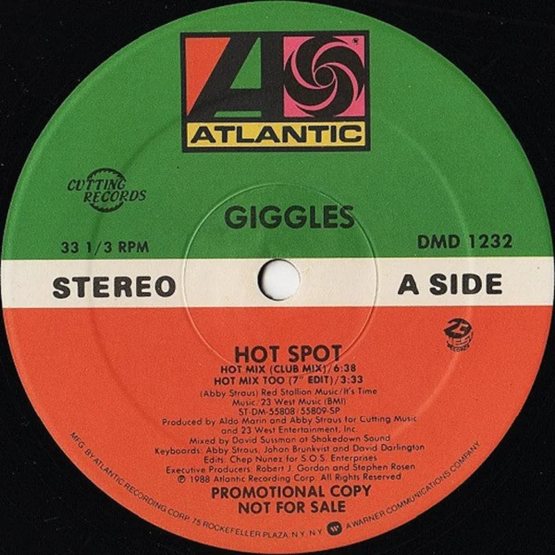 12" Single: Giggles - Hot Spot
