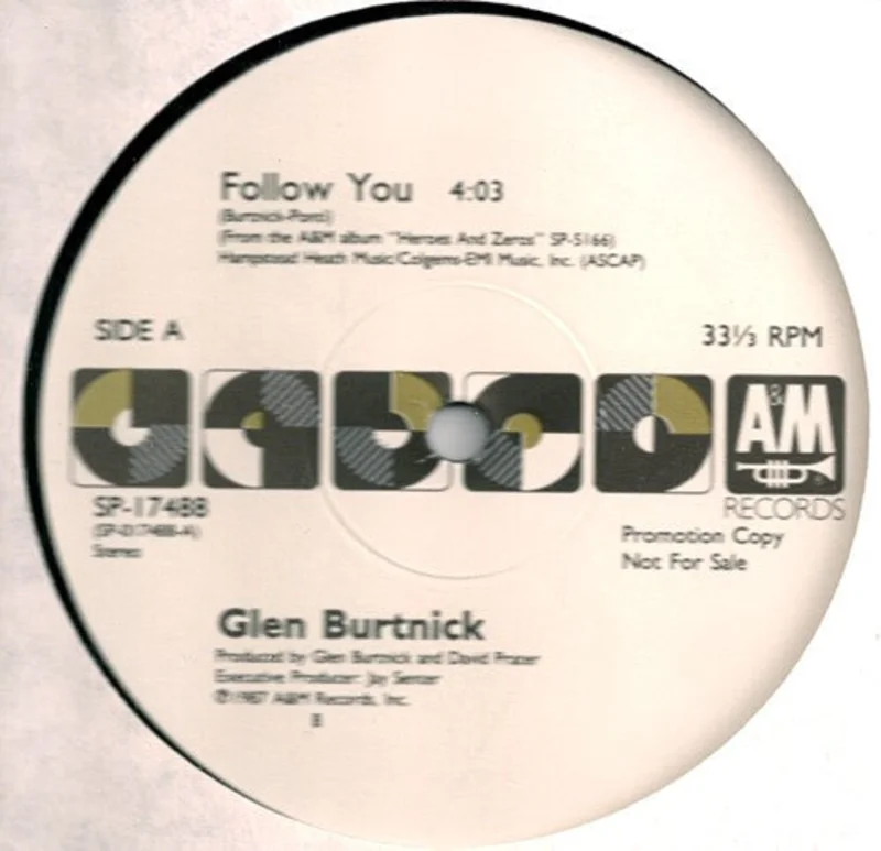 12" Single: Glen Burtnick - Follow You