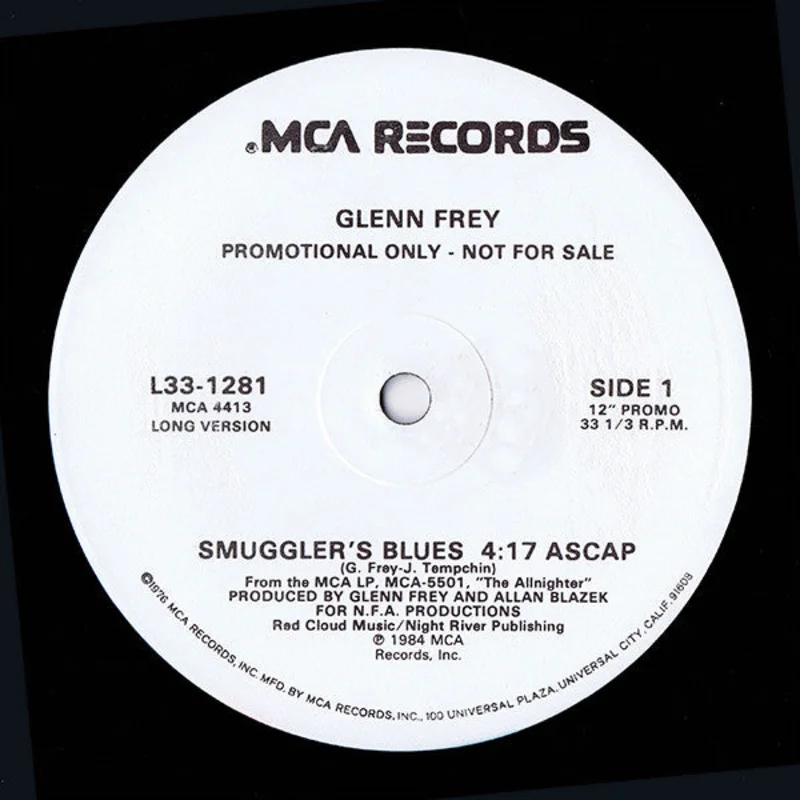 12" Single: Glenn Frey - Smuggler's Blues