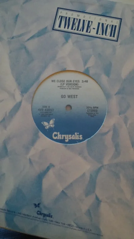 12" Single: Go West - We Close Our Eyes