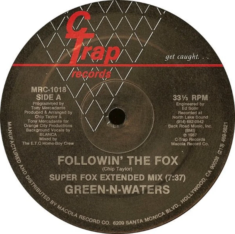 12" Single: Green-N-Waters - Followin' The Fox
