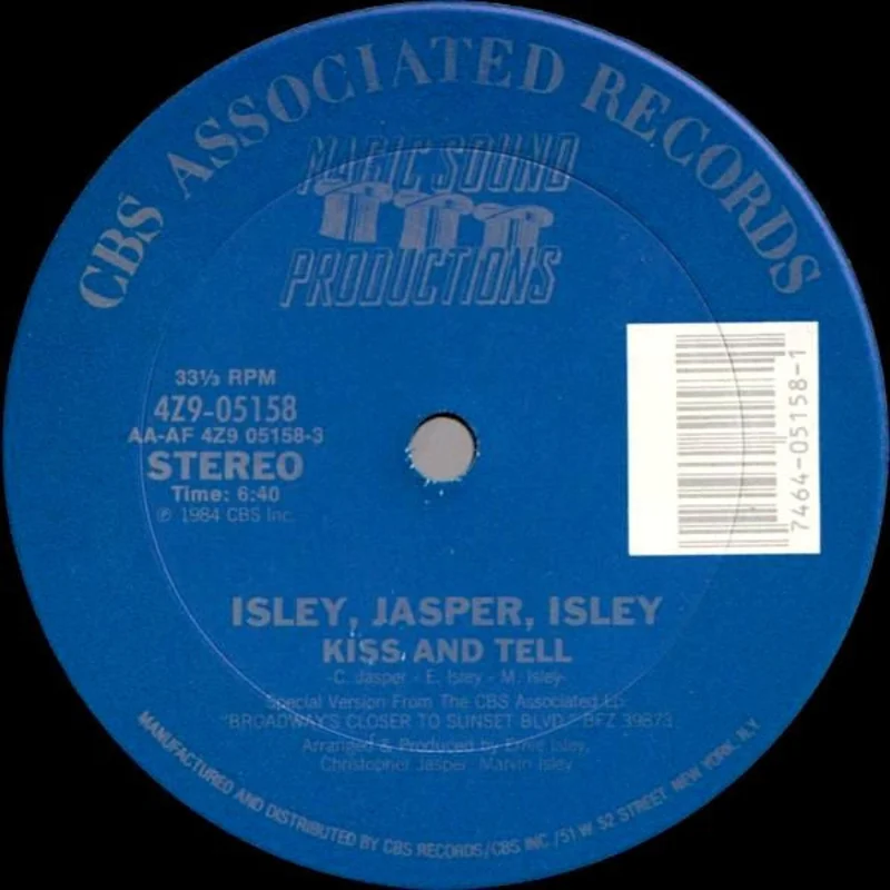 12" Single: Isley Jasper Isley - Kiss And Tell