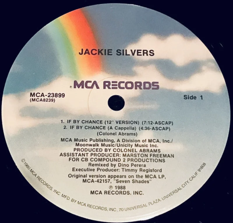 12" Single: Jackie Silvers - If By Chance