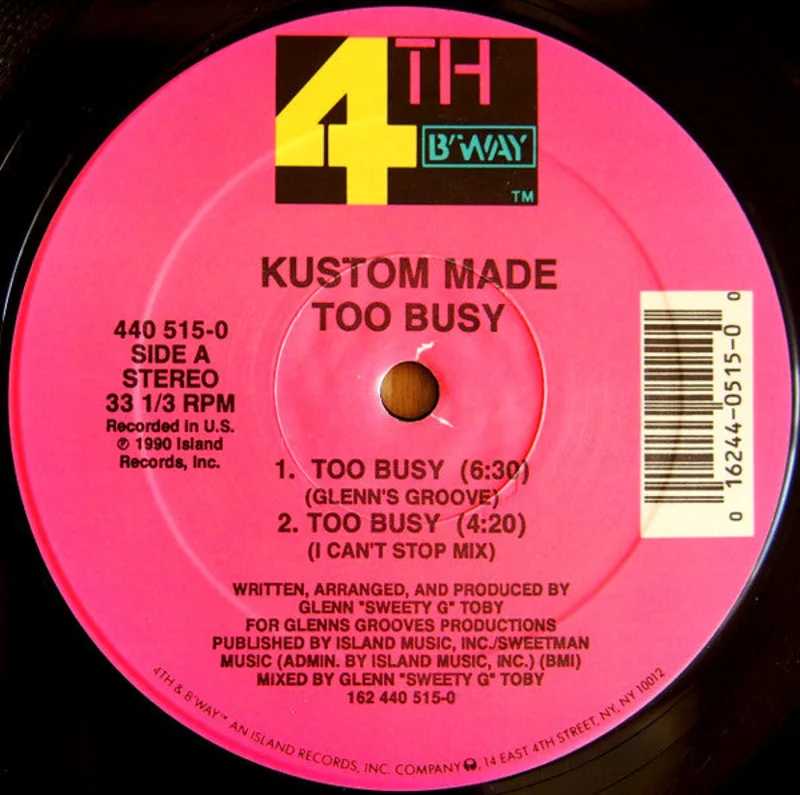 12" Single: Kustom Made - Too Busy