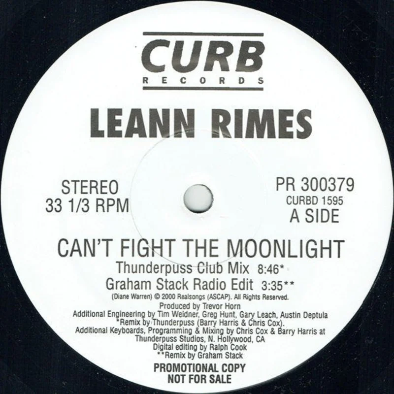 12" Single: LeAnn Rimes - Can't Fight The Moonlight
