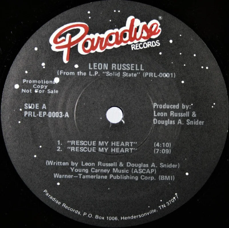 12" Single: Leon Russell - Rescue My Heart
