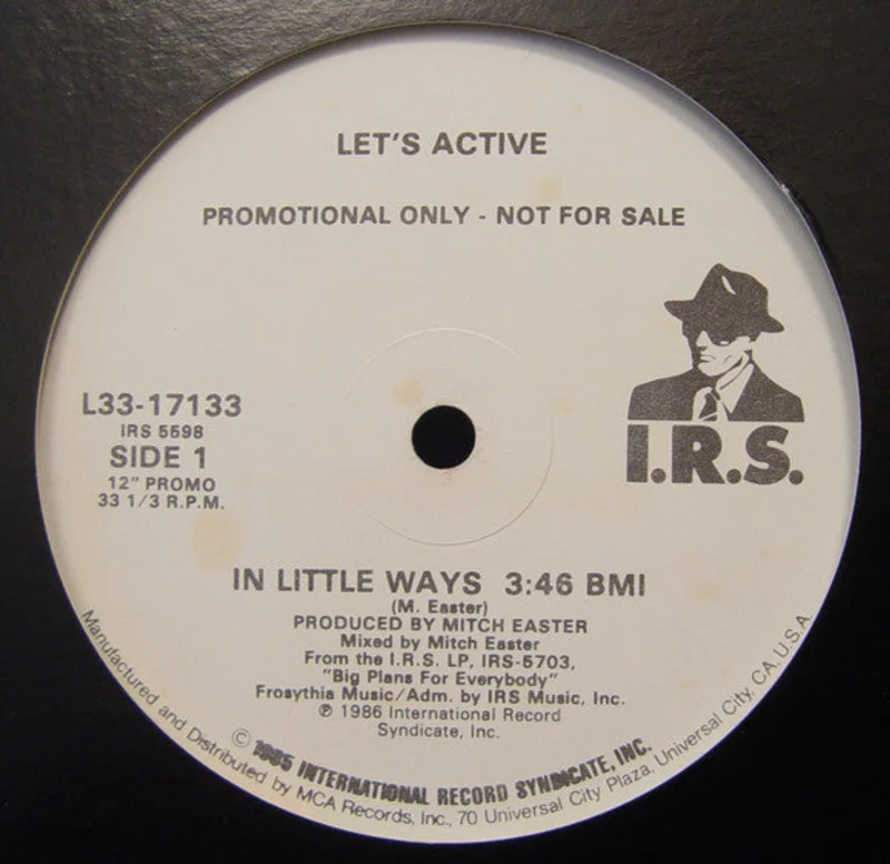 12" Single: Let's Active - In Little Ways