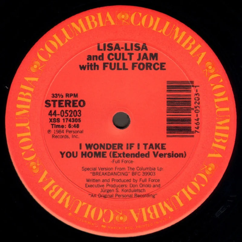 12" Single: Lisa Lisa & Cult Jam, Full Force - I Wonder If I Take You Home