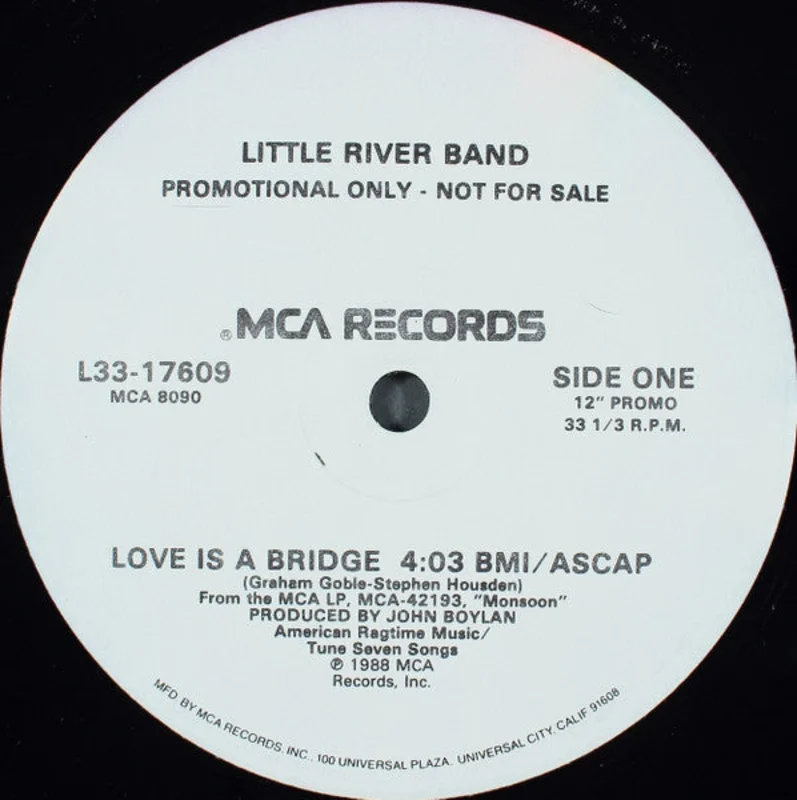 12" Single: Little River Band - Love Is A Bridge