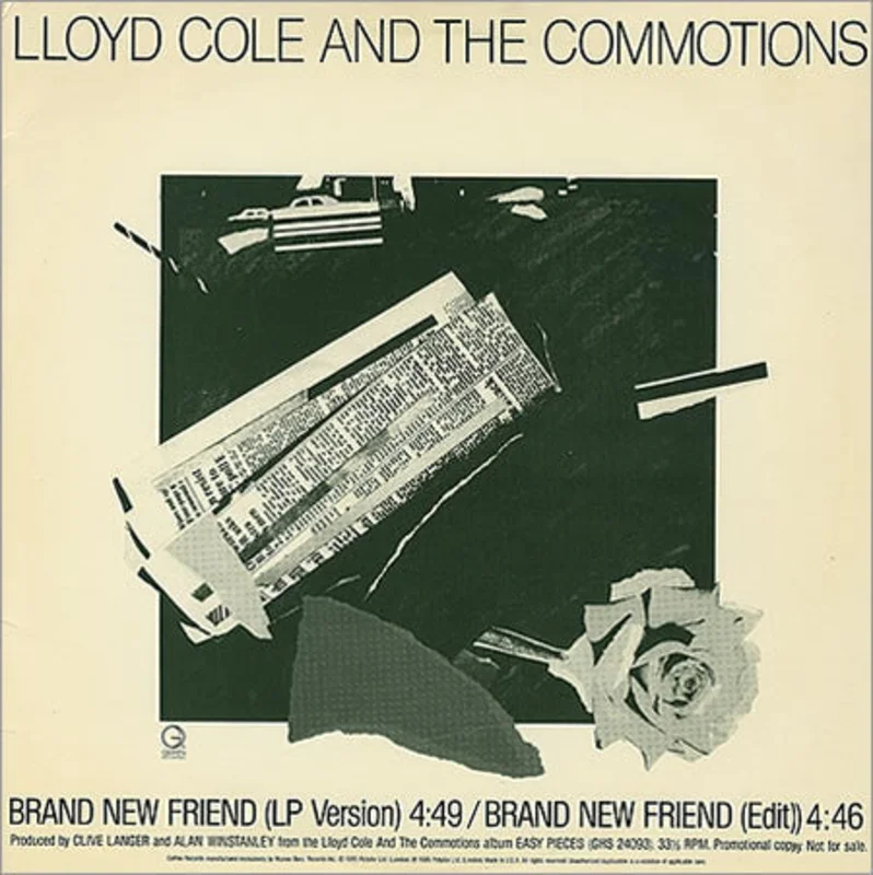 12" Single: Lloyd Cole & The Commotions - Brand New Friend