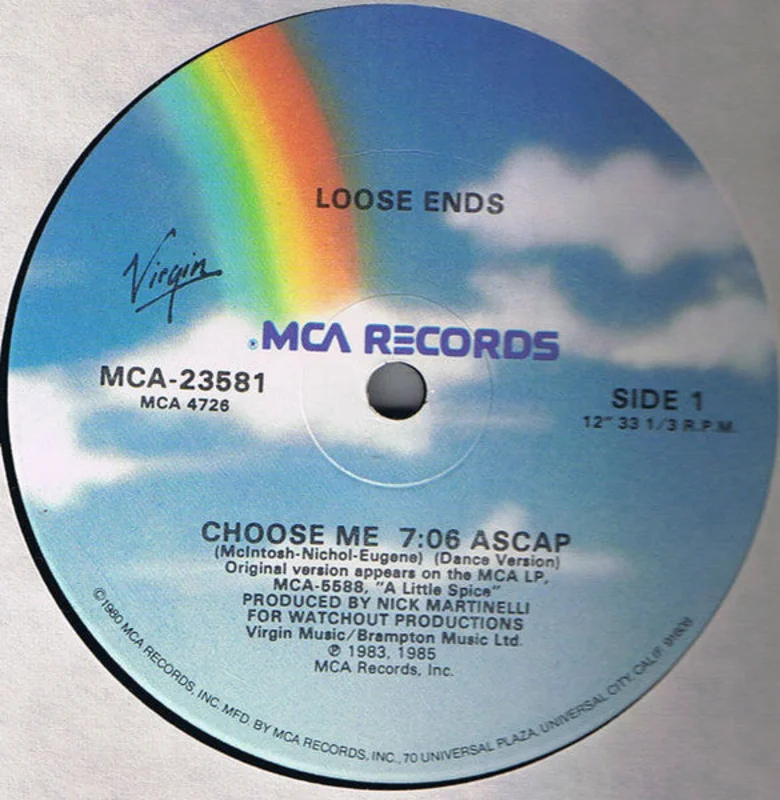 12" Single: Loose Ends - Choose Me (Extended Dance Version)