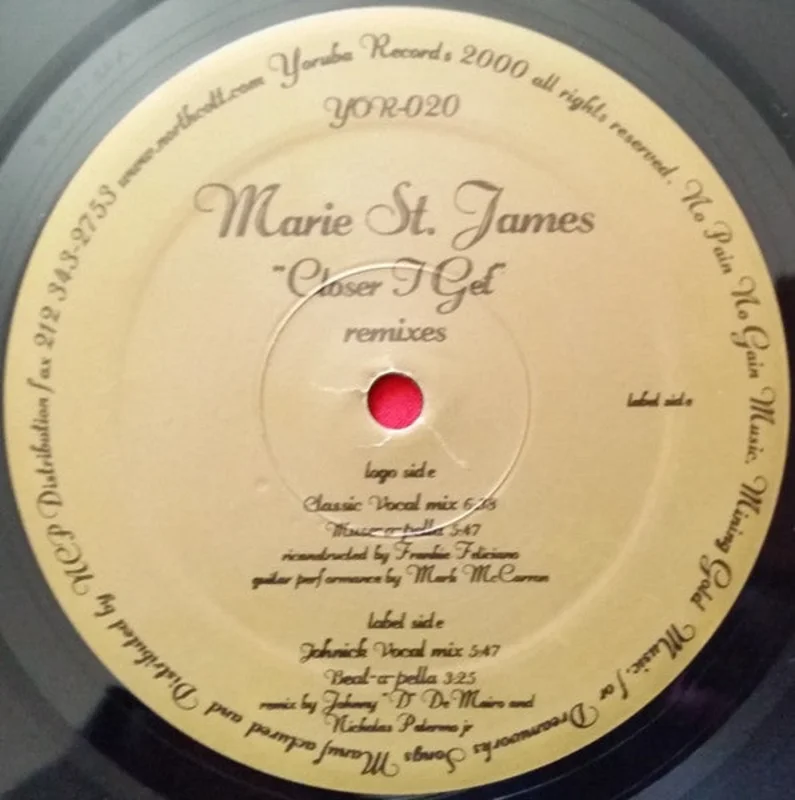 12" Single: Marie St. James - Closer I Get (Remixes)