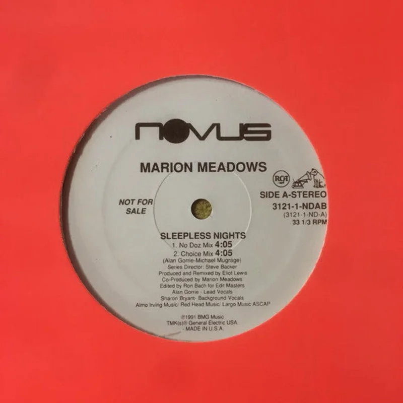 12" Single: Marion Meadows - Sleepless Nights