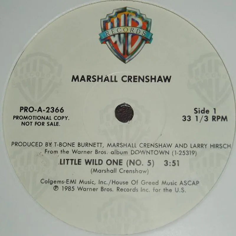 12" Single: Marshall Crenshaw - Little Wild One (No. 5)