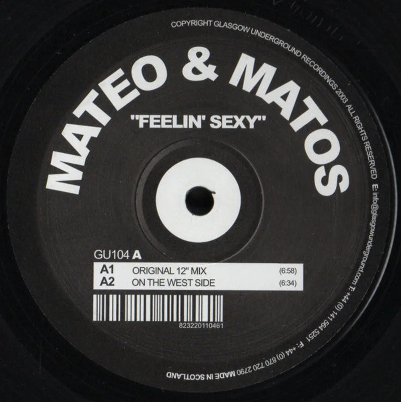 12" Single: Mateo & Matos - Feelin' Sexy