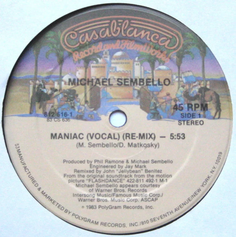 12" Single: Michael Sembello - Maniac