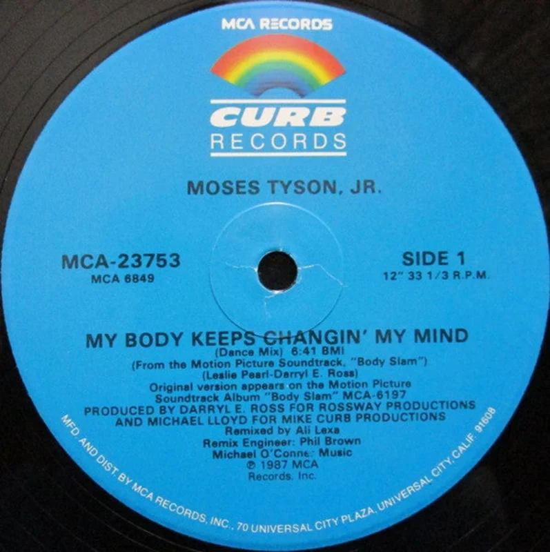 12" Single: Moses Tyson, Jr. - My Body Keeps Changin' My Mind