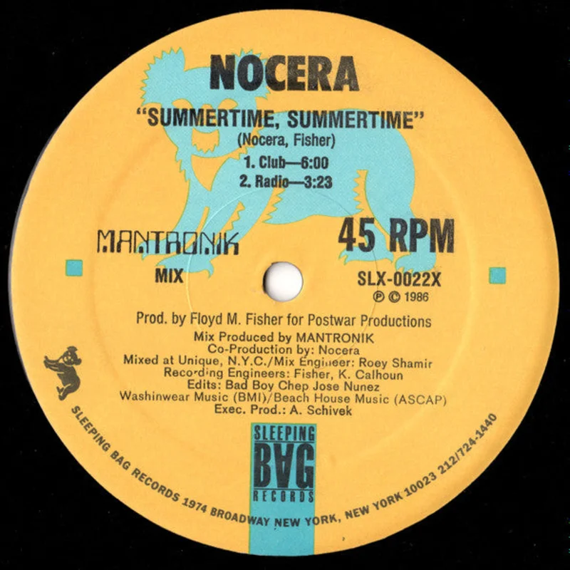 12" Single: Nocera - Summertime, Summertime