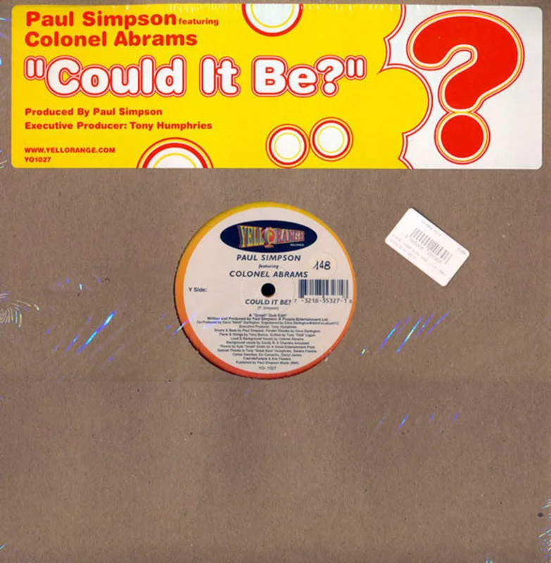 12" Single: Paul Simpson, Colonel Abrams - Could It Be?