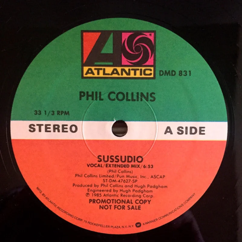 12" Single: Phil Collins - Sussudio