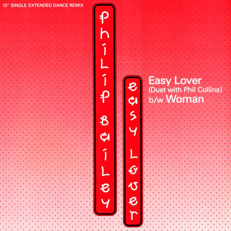 12" Single: Philip Bailey, Phil Collins, Philip Bailey - Easy Lover (Extended Dance Remix) b/w Woman