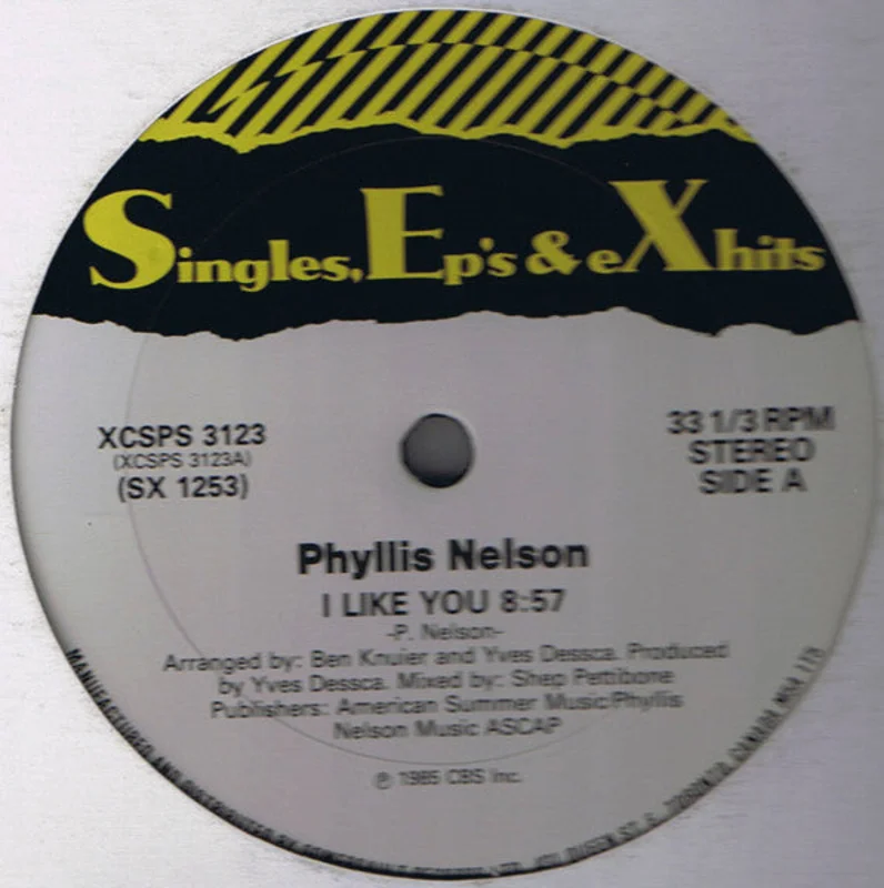 12" Single: Phyllis Nelson, Miami Sound Machine - I Like You / Conga