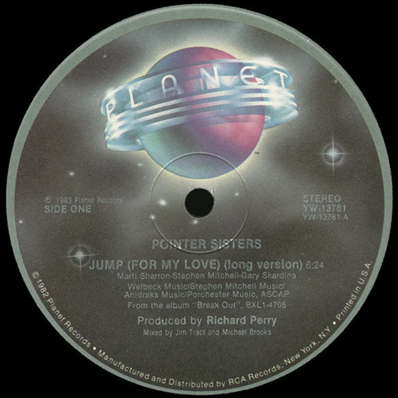 12" Single: Pointer Sisters - Jump (For My Love)