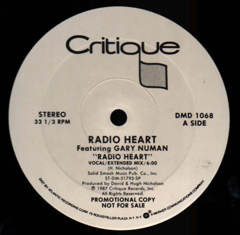12" Single: Radio Heart, Gary Numan - Radio Heart