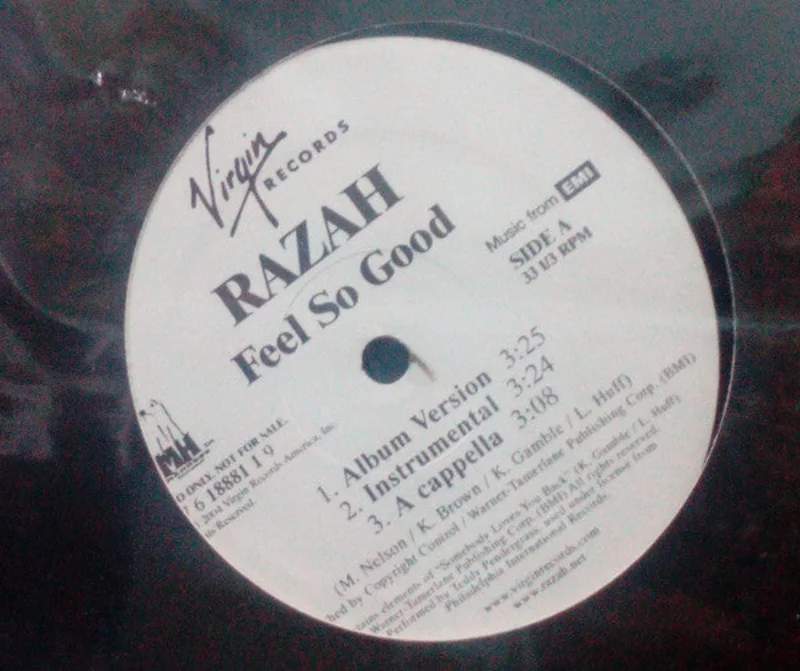 12" Single: Razah - Feel So Good