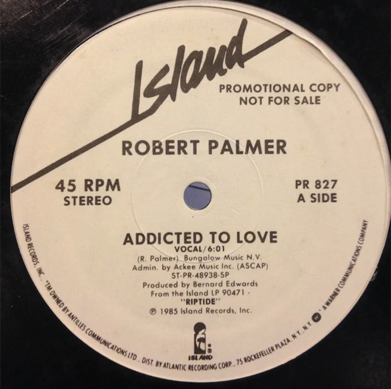 12" Single: Robert Palmer - Addicted To Love