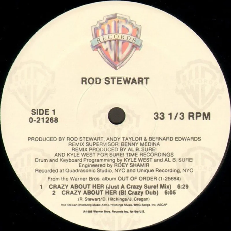 12" Single: Rod Stewart - Crazy About Her