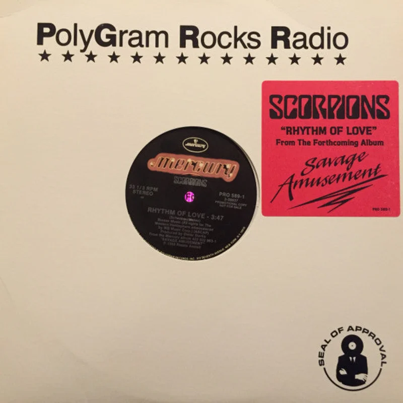 12" Single: Scorpions - Rhythm Of Love