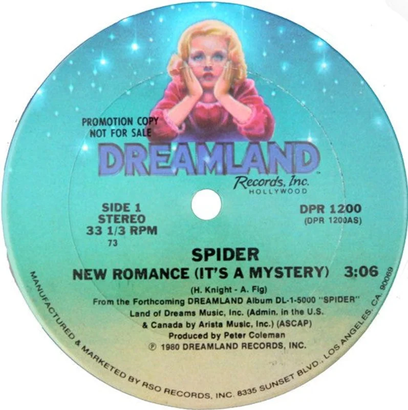 12" Single: Spider - New Romance (It's A Mystery)
