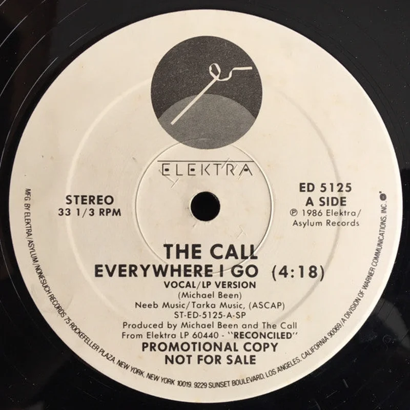 12" Single: The Call - Everywhere I Go