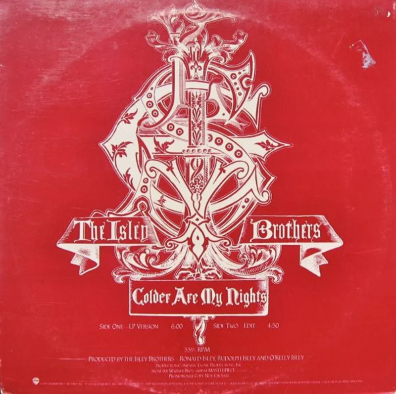 12" Single: The Isley Brothers - Colder Are My Nights