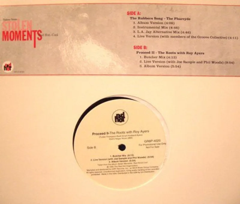 12" Single: The Pharcyde, The Roots, Roy Ayers - The Rubbers Song / Proceed II