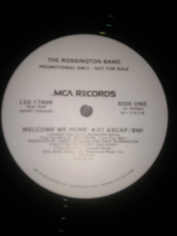 12" Single: The Rossington Band - Welcome Me Home