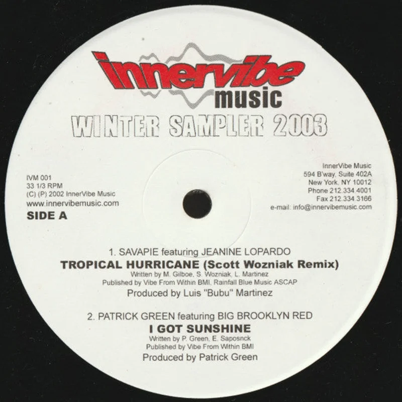 12" Single: Various - Winter Sampler 2003